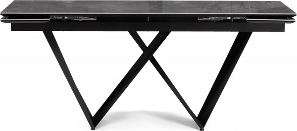Изображение товара Обеденный стол Woodville Бор 180-240х90х78 / 588043 (baolai/черный)