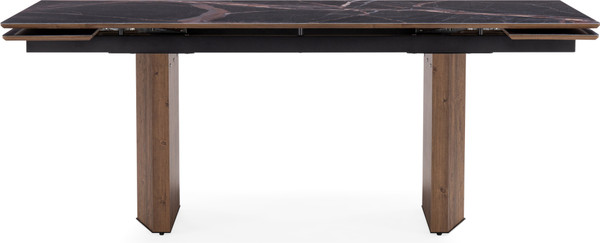 Изображение товара Обеденный стол Woodville Монерон 200-260х100х77 / 553540 (мейджик/орех кантри)