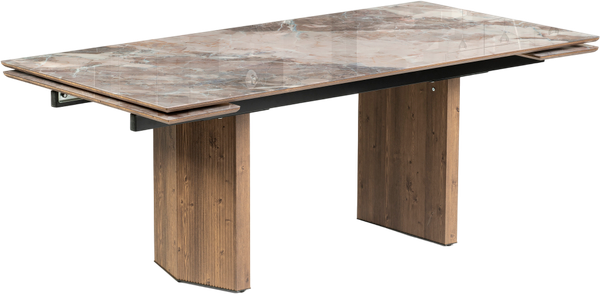 Изображение товара Обеденный стол Woodville Монерон 200-260х100х77 / 553539 (каталония/орех кантри)