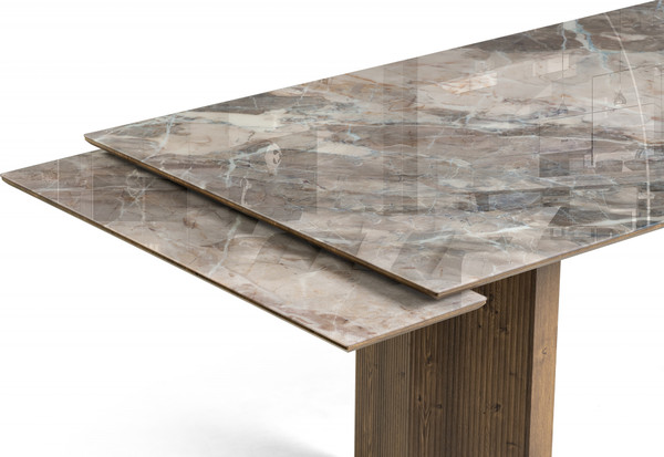 Изображение товара Обеденный стол Woodville Монерон 200-260х100х77 / 553539 (каталония/орех кантри)