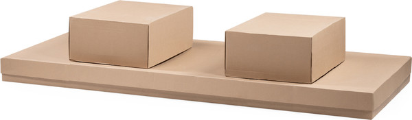 Изображение товара Обеденный стол Woodville Денхольм 240-290х100х75 / 553548 (белый мрамор/черный)