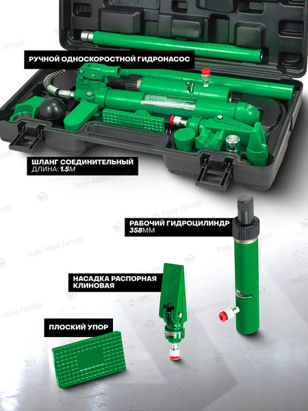 Изображение товара Набор гидравлический RockForce RF-0010K (LI) (61 786)