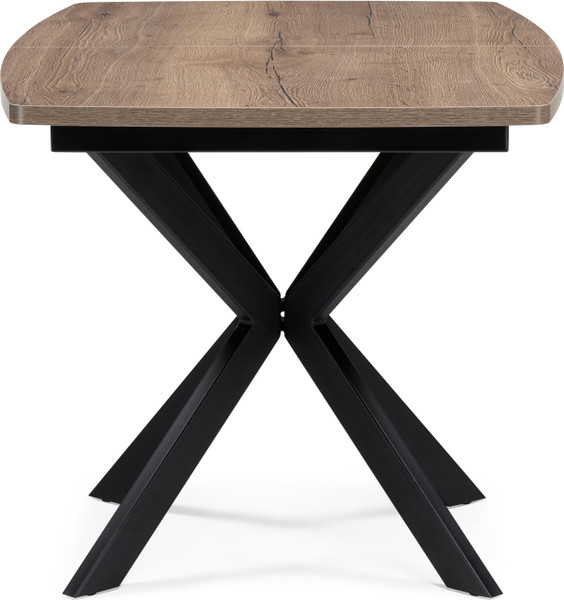 Изображение товара Обеденный стол Woodville Палу / 551074 (дуб галифакс табак/черный)