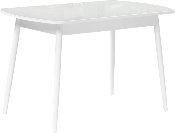 Изображение товара Обеденный стол Woodville Бейкер 120-152х70х75 / 551080 (белый)