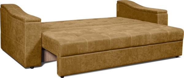 Изображение товара Диван Анмикс Бергамо-3 (велюр желто/золот.)