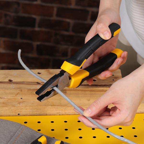 Изображение товара Набор губцевого инструмента Deli YS EDL2008Z-3 (3шт, черный/желтый)