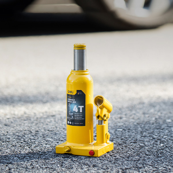 Изображение товара Бутылочный домкрат Deli YS EDQ71004 (4т, желтый)