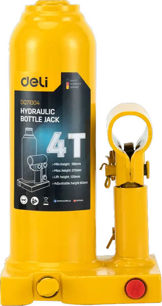 Изображение товара Бутылочный домкрат Deli EDQ71004 (желтый)