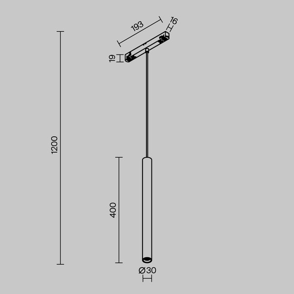 Изображение товара Трековый светильник Maytoni Exility TR226-4-5WTW-M-DD2-B