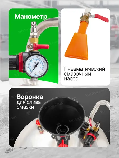 Изображение товара Нагнетатель смазки RockForce RF-HG-2990 MST (60026)