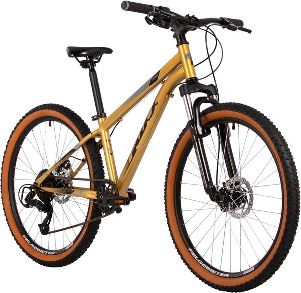 Изображение товара Велосипед Foxx Caiman JR 24 / 24SHD.CAIMAN.12GD5 (золото, разобранный, в коробке)
