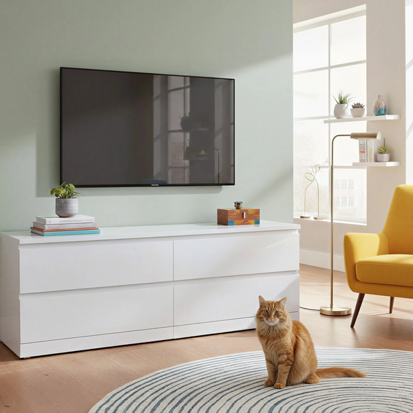 Изображение товара Комод Mio Tesoro Варма Prime 4D (белый)