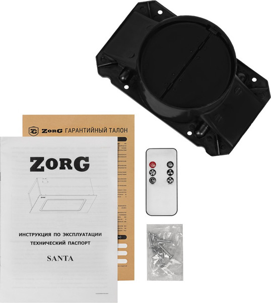 Изображение товара Вытяжка скрытая ZORG Santa 1060 60 S (черный)