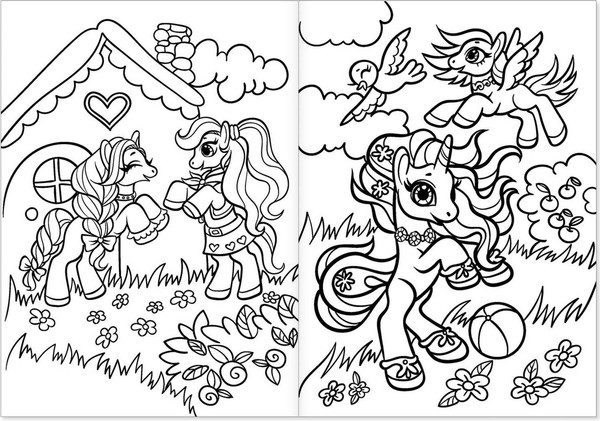 Изображение товара Набор раскрасок Буква-ленд Пони / 4662386