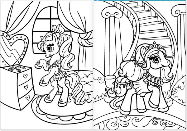 Изображение товара Набор раскрасок Буква-ленд Пони / 4662386