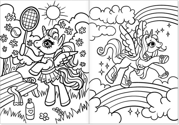 Изображение товара Набор раскрасок Буква-ленд Пони / 4662386