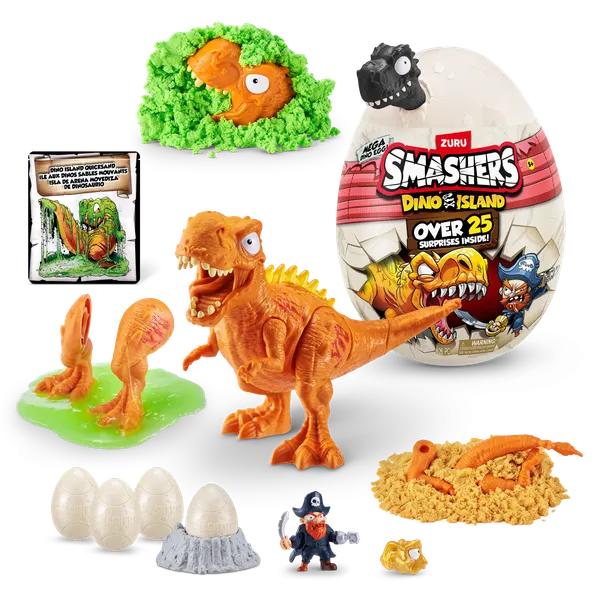 Изображение товара Набор игрушек-сюрпризов Zuru Smashers. Остров динозавров. Большое яйцо / 44191