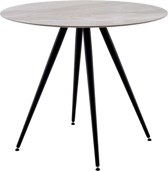 Изображение товара Обеденный стол Stool Group Ники круглый керамика / vd-niki-ilg-900 (Italian light grey 900)