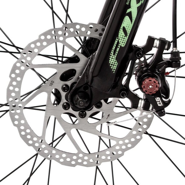 Изображение товара Велосипед Foxx Caiman 29 / 29SHD.CAIMAN.18GN5 (18, зеленый, разобранный, в коробке)