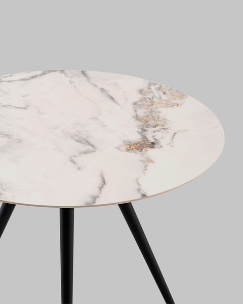 Изображение товара Обеденный стол Stool Group Ники круглый керамика / vd-niki-ij-900 (Ice Jade 900)