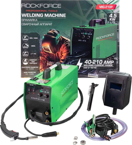 Изображение товара Полуавтомат сварочный RockForce 58 936 / RF-MIG-210P