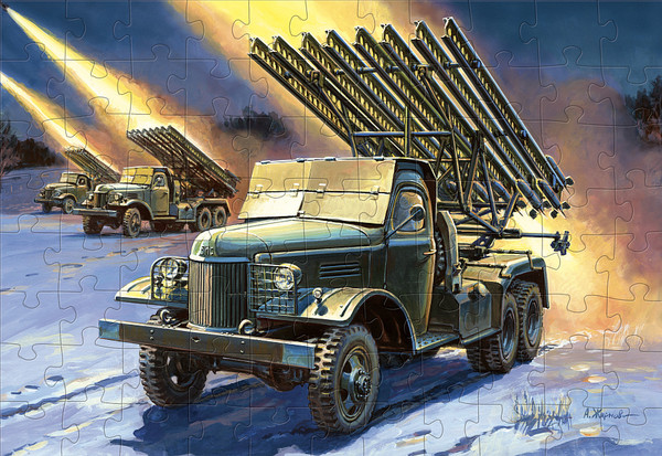 Изображение товара Пазл Звезда Гвардейский реактивный миномет БМ-13 Катюша / 55002