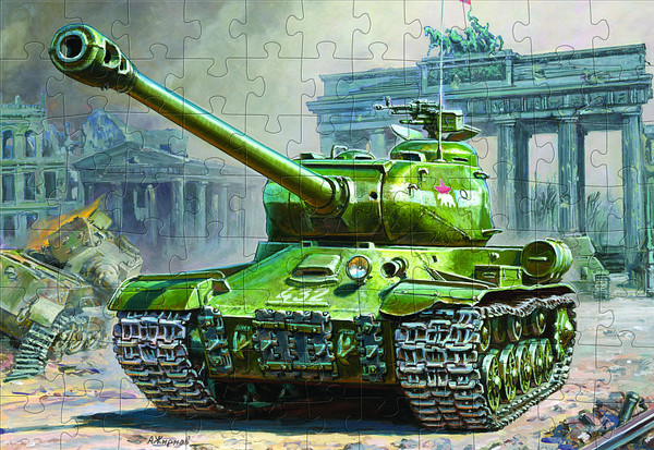 Изображение товара Пазл Звезда Советский тяжелый танк ИС-2 / 55003
