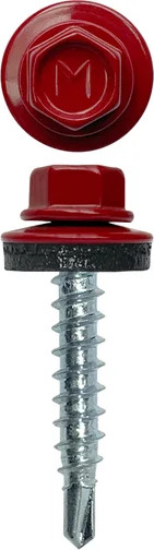 Изображение товара Саморез Daxmer Кровельный 4.8x29 (250шт, 3011 красный)