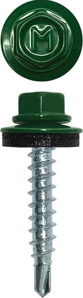 Изображение товара Саморез Daxmer Кровельный 4.8x29 (250шт, 6005 зеленый)