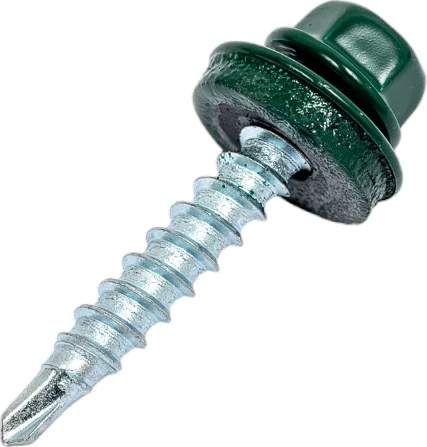 Изображение товара Саморез Daxmer Кровельный 4.8x29 (250шт, 6005 зеленый)