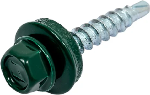 Изображение товара Саморез Daxmer Кровельный 4.8x29 (250шт, 6005 зеленый)