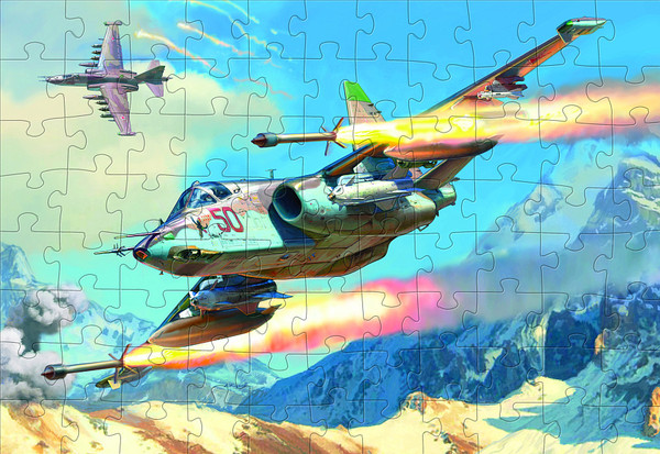 Изображение товара Пазл Звезда Советский штурмовик Су-25 / 55009