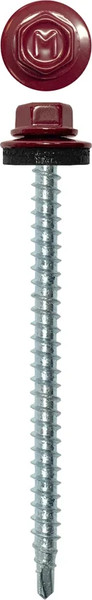 Изображение товара Саморез Daxmer Кровельный 4.8x70 (100шт, 3005 винный/красный)