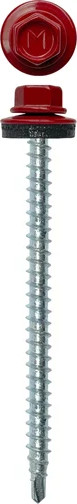 Изображение товара Саморез Daxmer Кровельный 4.8x70 (100шт, 3011 красный)
