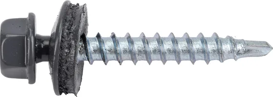 Изображение товара Саморез Daxmer Кровельный 4.8x70 (100шт, 7024 графит/серый)