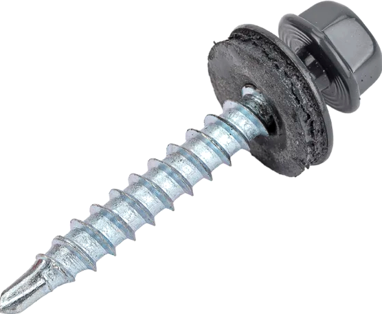 Изображение товара Саморез Daxmer Кровельный 4.8x35 (250шт, 7024 графит/серый)