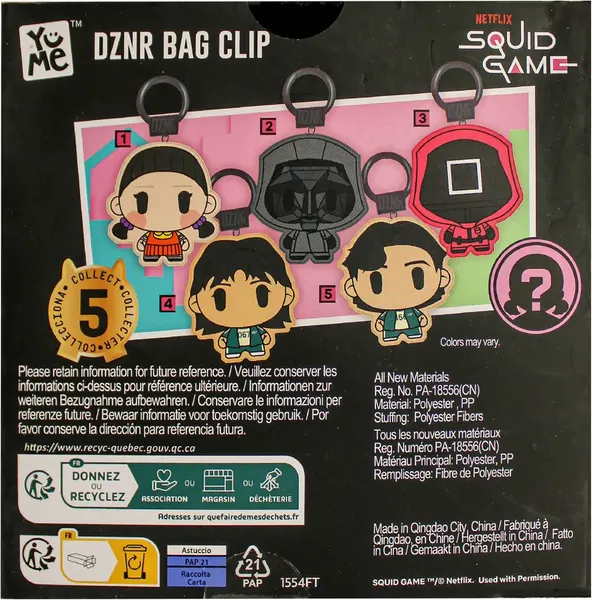 Изображение товара Игрушка-сюрприз YuMe Squid Game / 10229