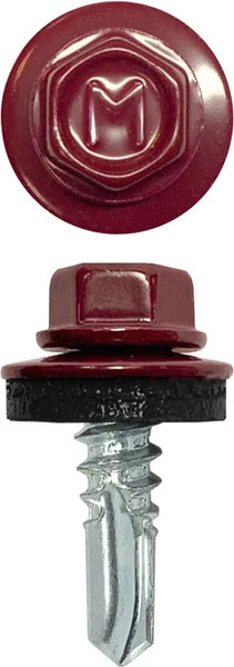 Изображение товара Саморез Daxmer Кровельный 5.5x19 (250шт, 3005 винный/красный)