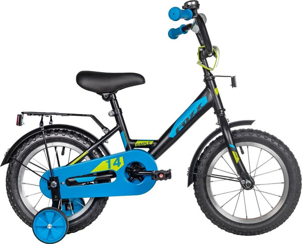 Изображение товара Детский велосипед Foxx Simple 14 / 143SIMPLE.BK5 (черный, разобранный, в коробке)