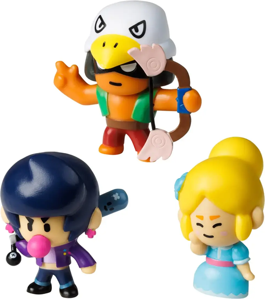 Изображение товара Набор фигурок коллекционных Brawl Stars Пайпер, Бо и Биби / BRW2021A