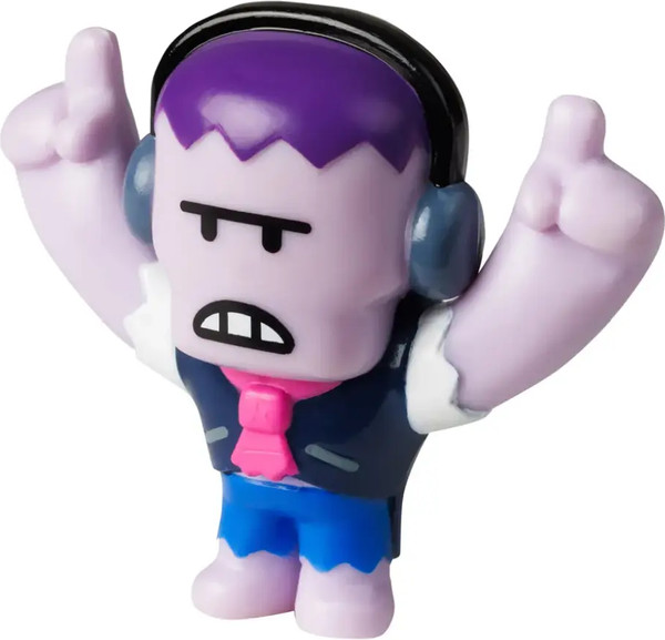 Изображение товара Набор фигурок коллекционных Brawl Stars Джесси, Тара, Фрэнк, Пэнни и Леон / BRW2040C