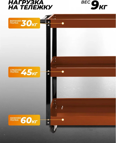 Изображение товара Тележка инструментальная Forstime FT-F-1141343B (64514)