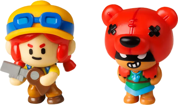 Изображение товара Набор фигурок коллекционных Brawl Stars Нита и Джесси / BRW2015C