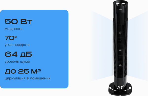 Изображение товара Вентилятор RAGEX R1204-000 (черный)