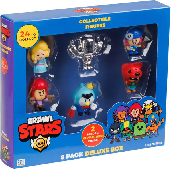 Изображение товара Набор фигурок коллекционных Brawl Stars Леон и Мэг / BRW2070B