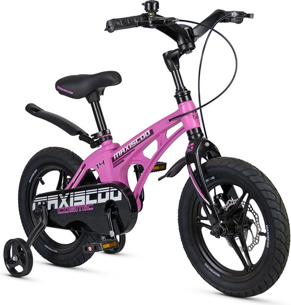 Изображение товара Детский велосипед Maxiscoo Cosmic Deluxe Plus 14 2025 / MSC-C1443D (розовый)