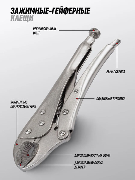Изображение товара Гейферный зажим Patron P-614F250 (65039)