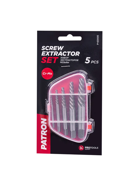 Изображение товара Набор экстракторов Patron P-63005 (65124)