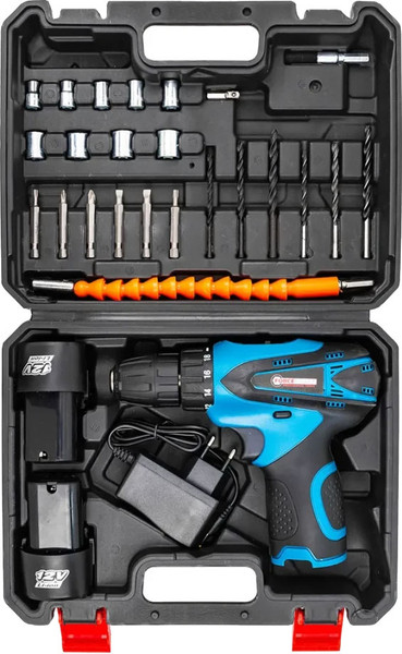 Изображение товара Аккумуляторная дрель-шуруповерт ForceKraft 64 834 / FK-CD6017