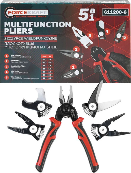 Изображение товара Плоскогубцы ForceKraft FK-611200-6 (65030)